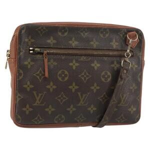 LOUIS VUITTON Monogram Pochette Sports Clutch Bag N0.183 LV Auth ki6258
